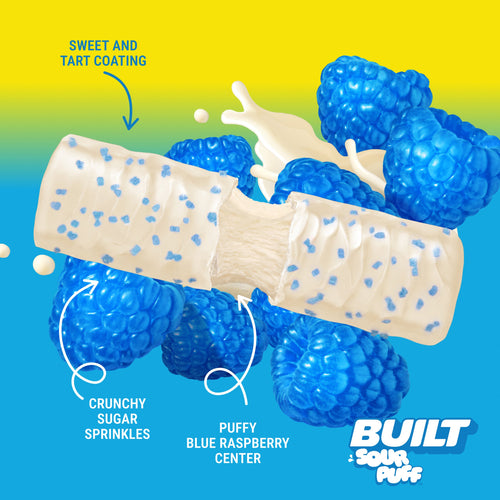 Blue Razz Blast Sour Puff 4ct - Unhurried Moment in the Afternoon
