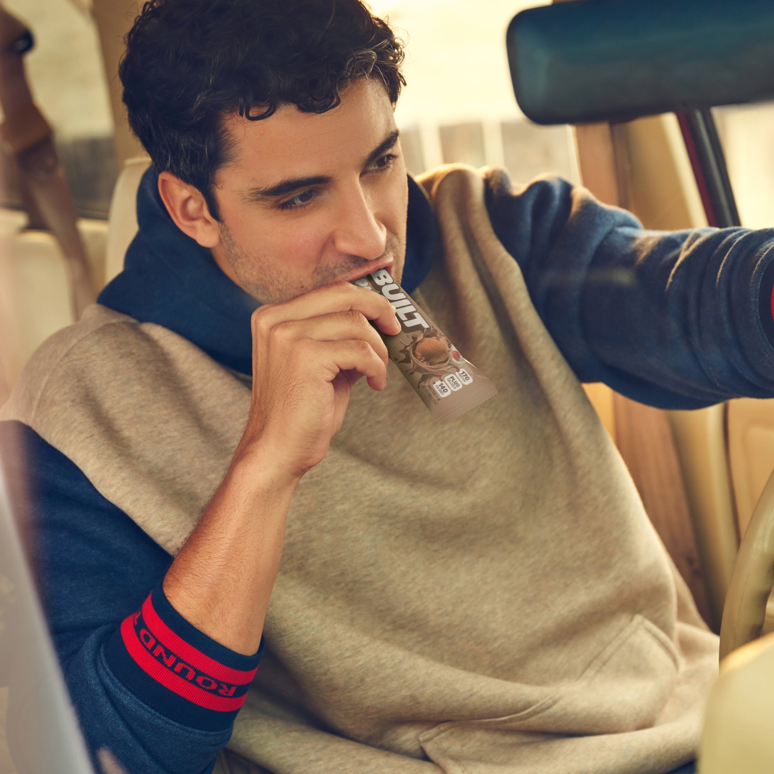 Chocolate Milkshake Puff - Candid Moment Along the Way