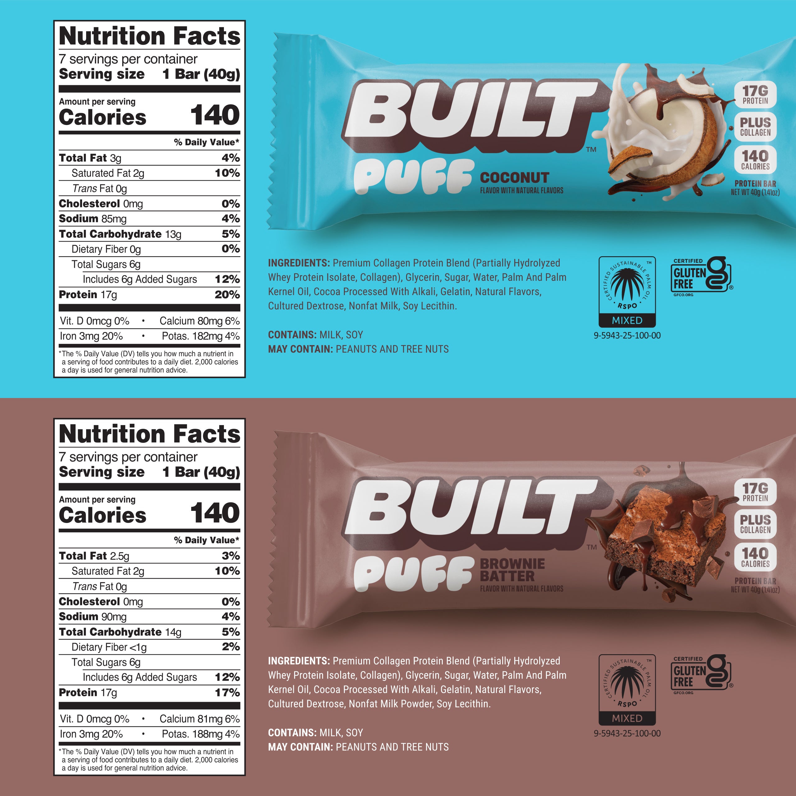 Variety Pack: Coconut + Brownie Batter - Lighthearted Moment in Your Routine
