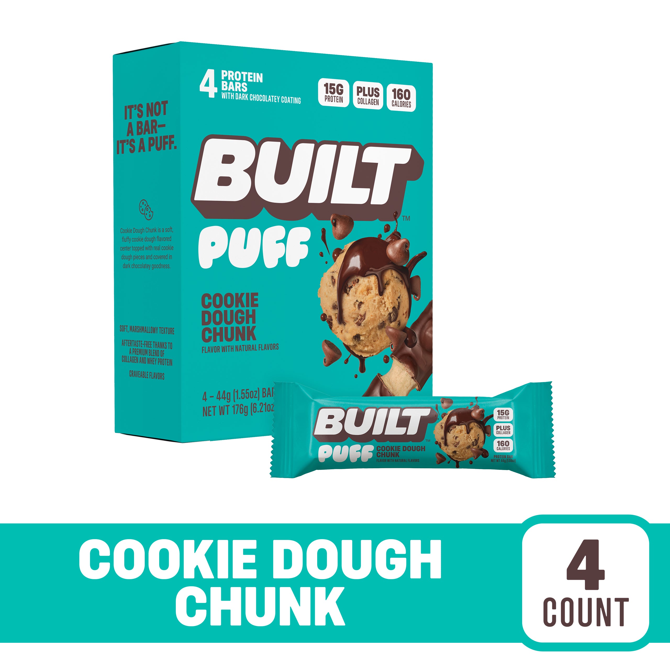 Cookie Dough Chunk Puff 4ct - Warm Moment at Home