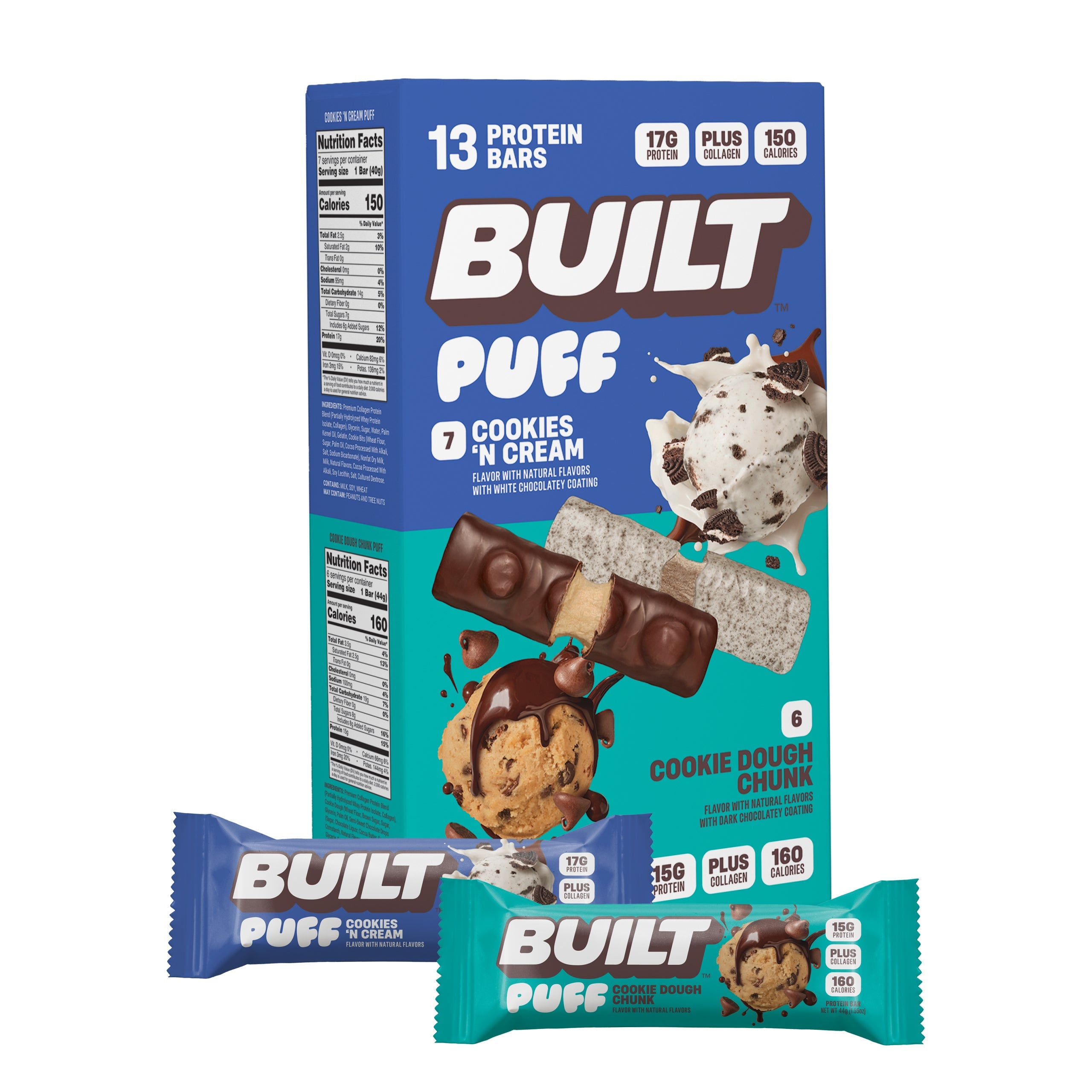 Variety Pack: Cookies 'N Cream + Cookie Dough Chunk - Spontaneous Moment on Workdays