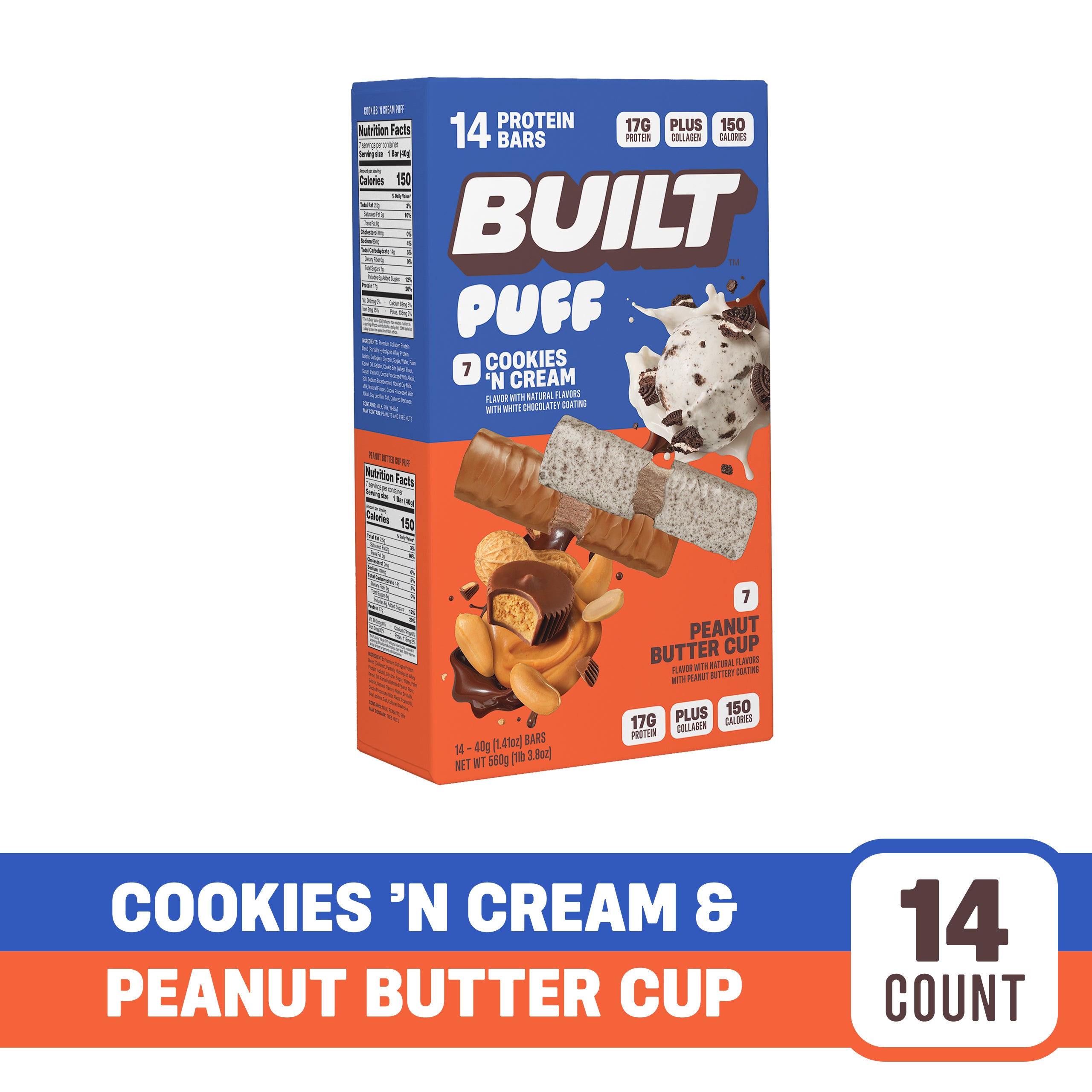 Variety Pack: Cookies 'N Cream + Peanut Butter Cup - Warm Moment in Your Routine