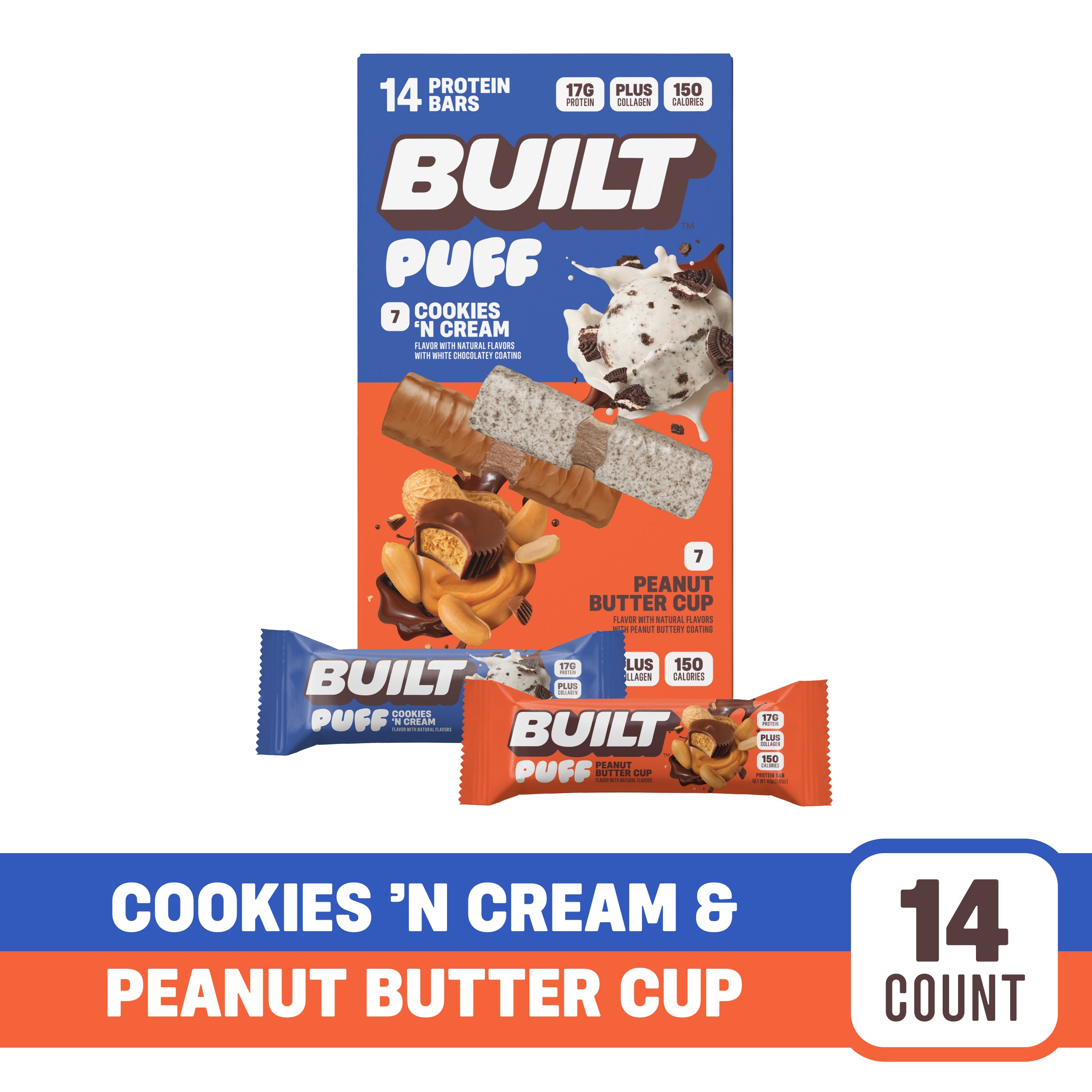 Variety Pack: Cookies 'N Cream + Peanut Butter Cup - Warm Moment in Your Routine