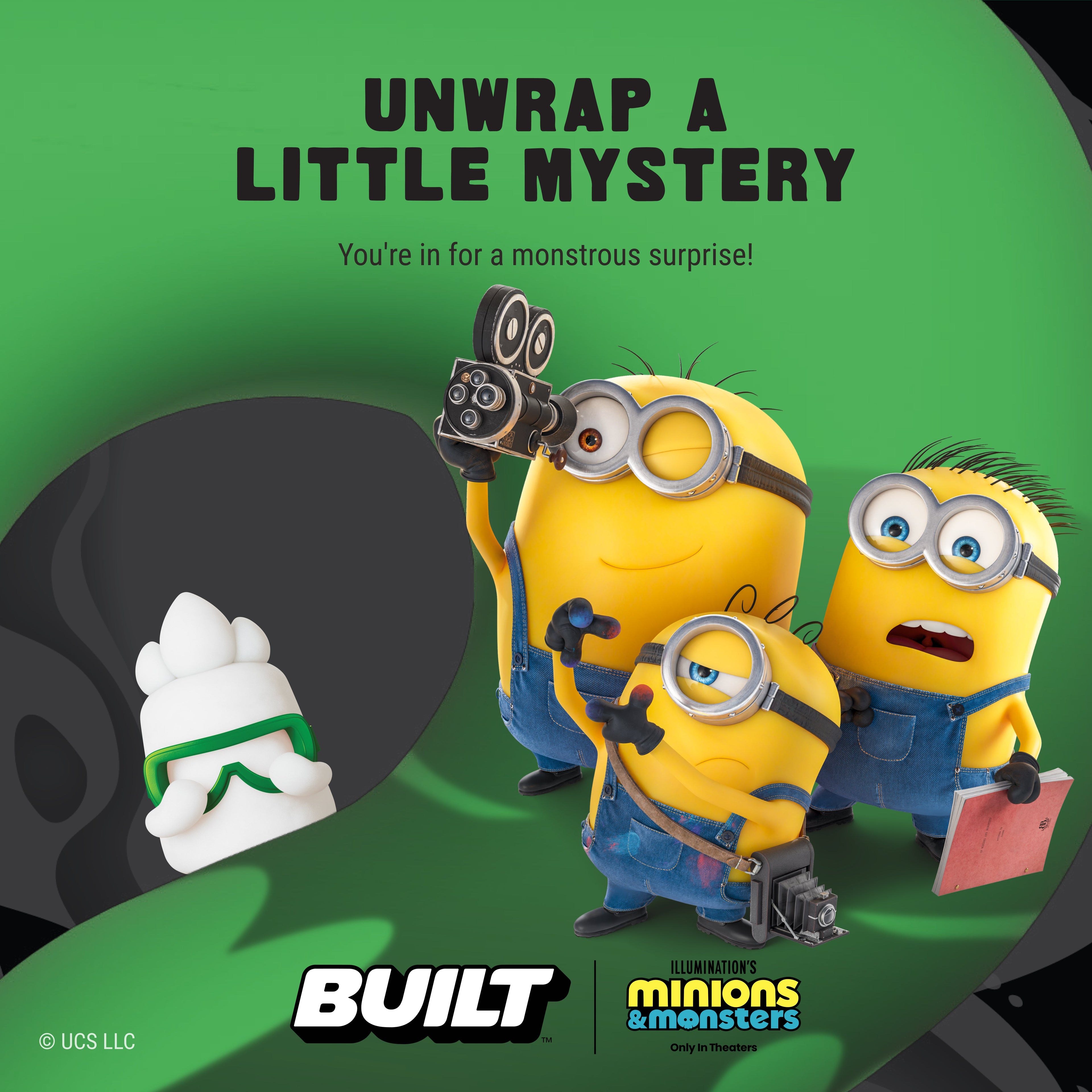 Minions and Monsters Mystery Puff 4ct - Brief Moment at Your Desk