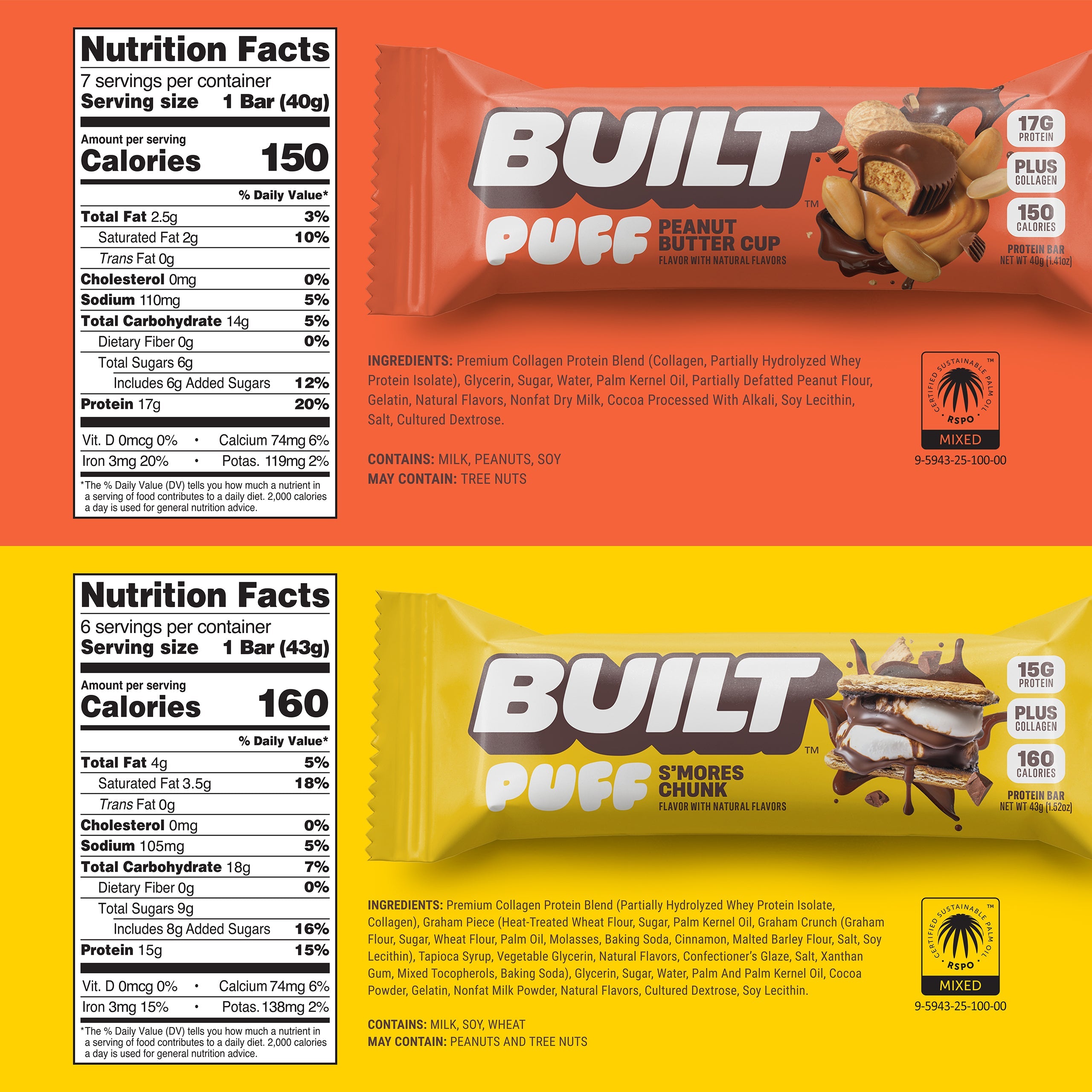 Variety Pack: Peanut Butter Cup + S'Mores Chunk - Breezy Moment During Downtime