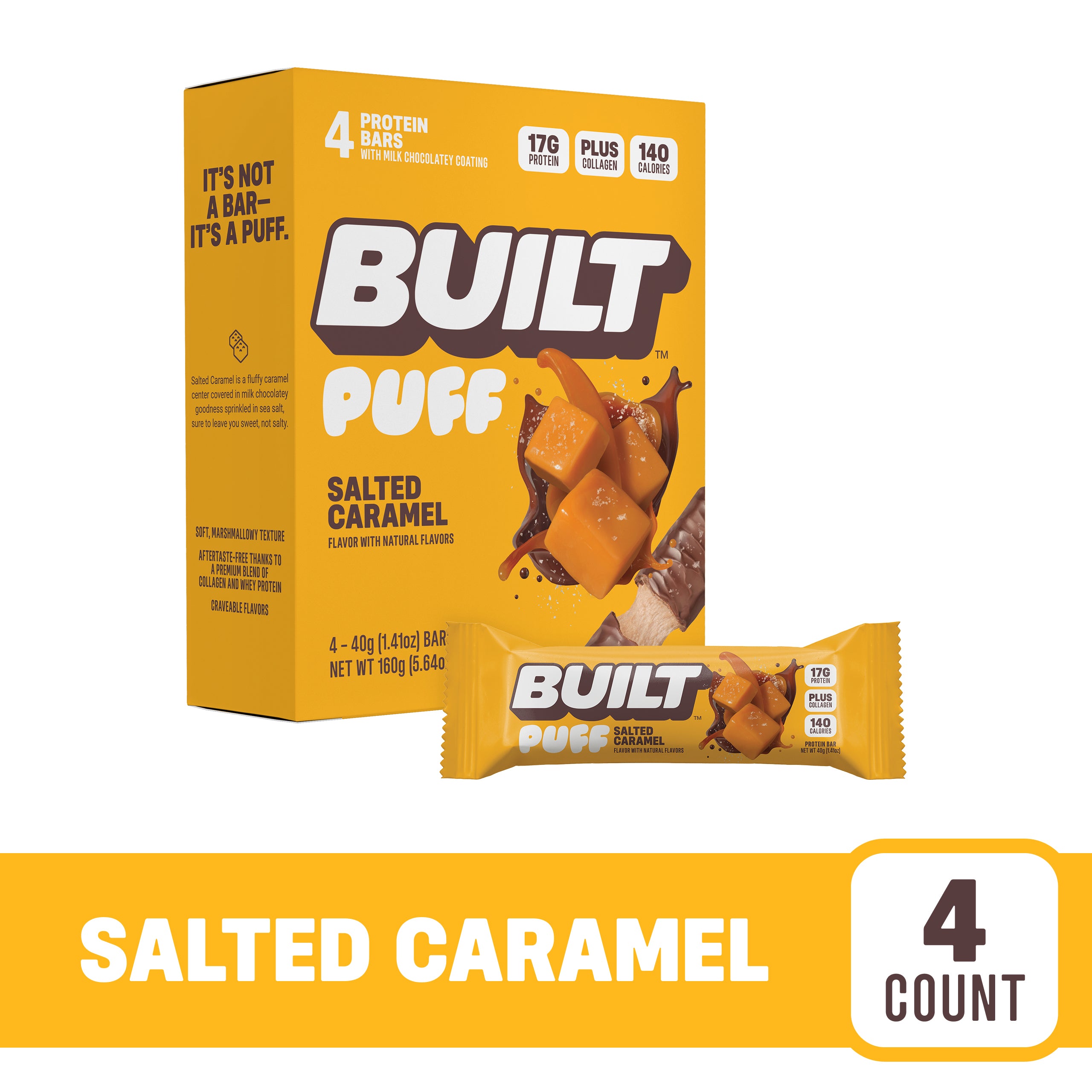 Salted Caramel Puff 4ct - Mellow Moment Along the Way
