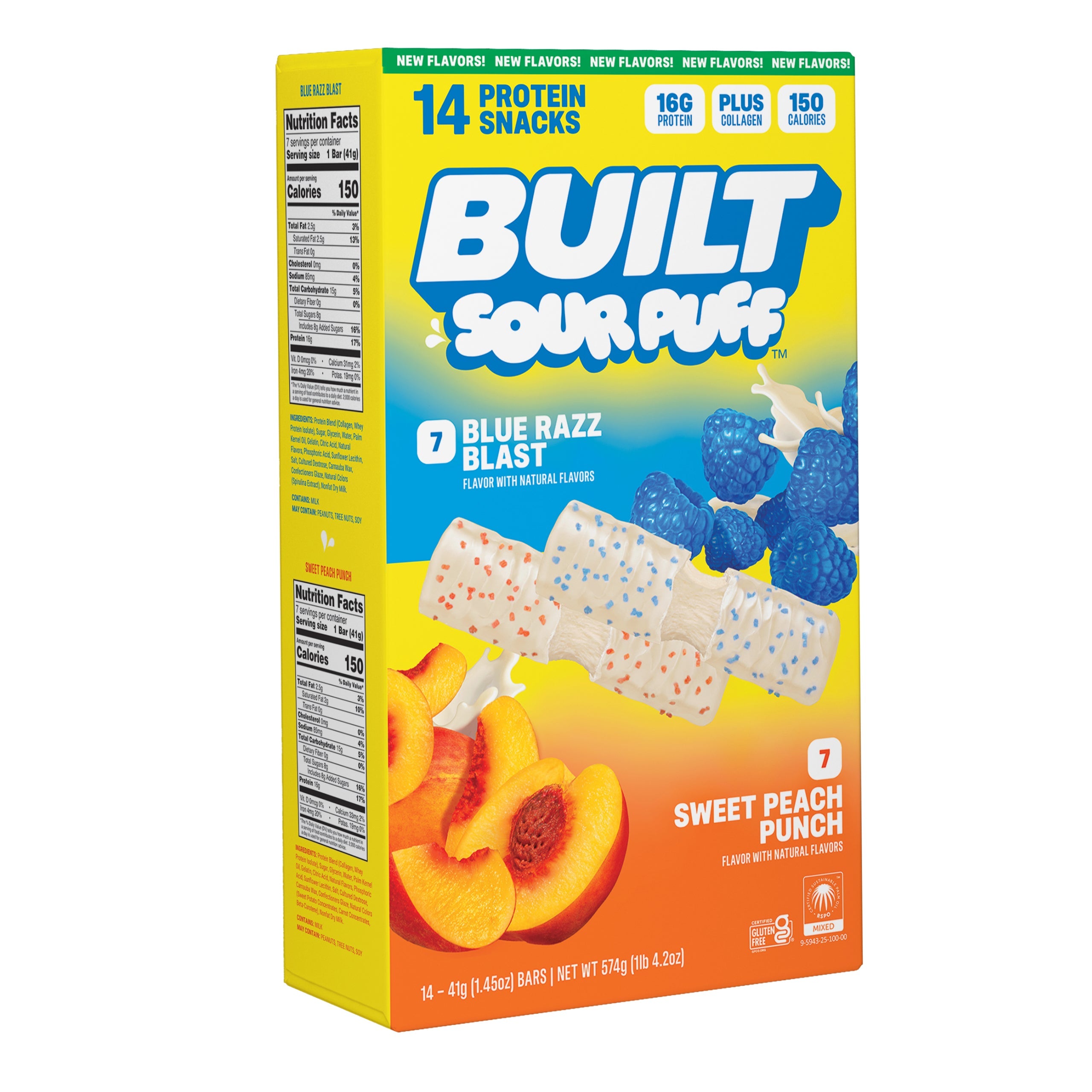 Variety Pack: Blue Razz Blast + Sweet Peach Punch - Timely Moment Between Tasks
