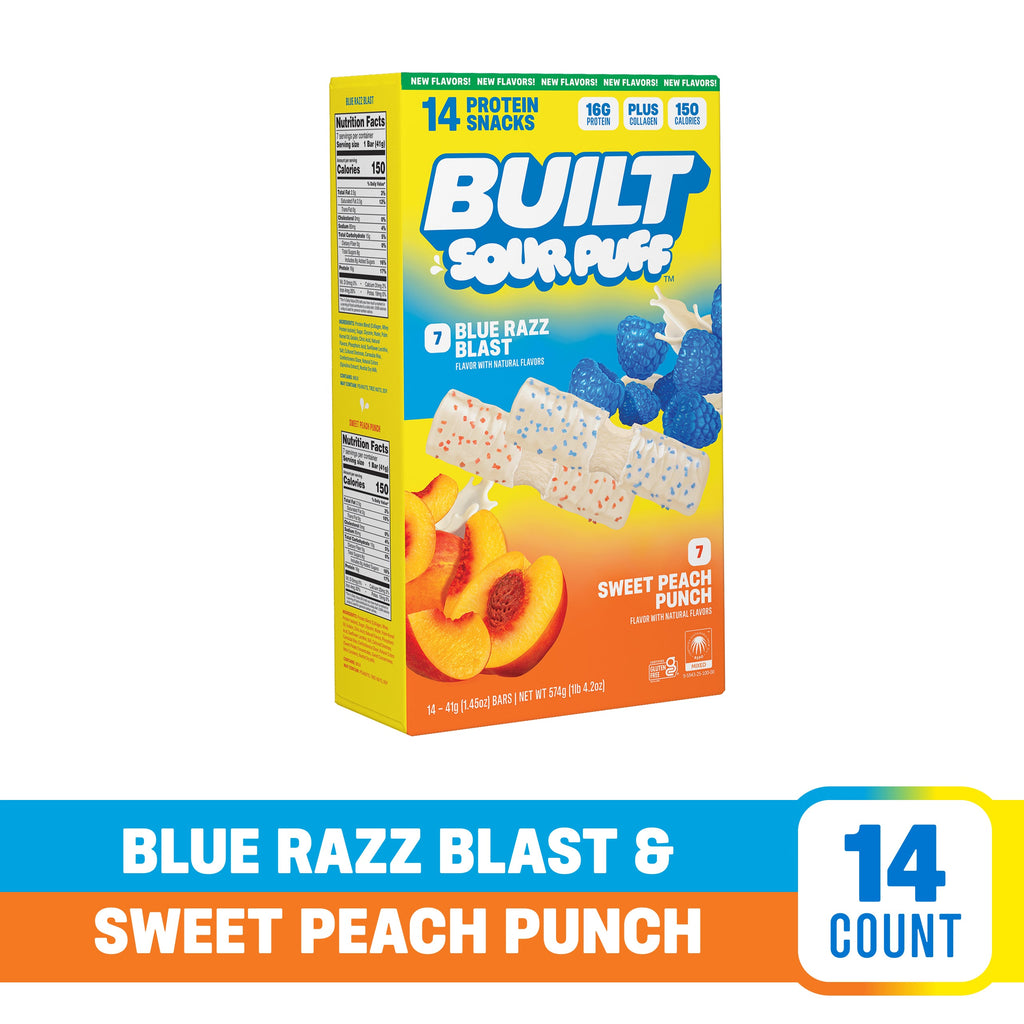 Variety Pack: Blue Razz Blast + Sweet Peach Punch - Timely Moment Between Tasks