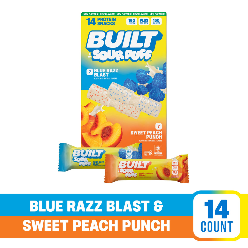 Variety Pack: Blue Razz Blast + Sweet Peach Punch - Timely Moment Between Tasks
