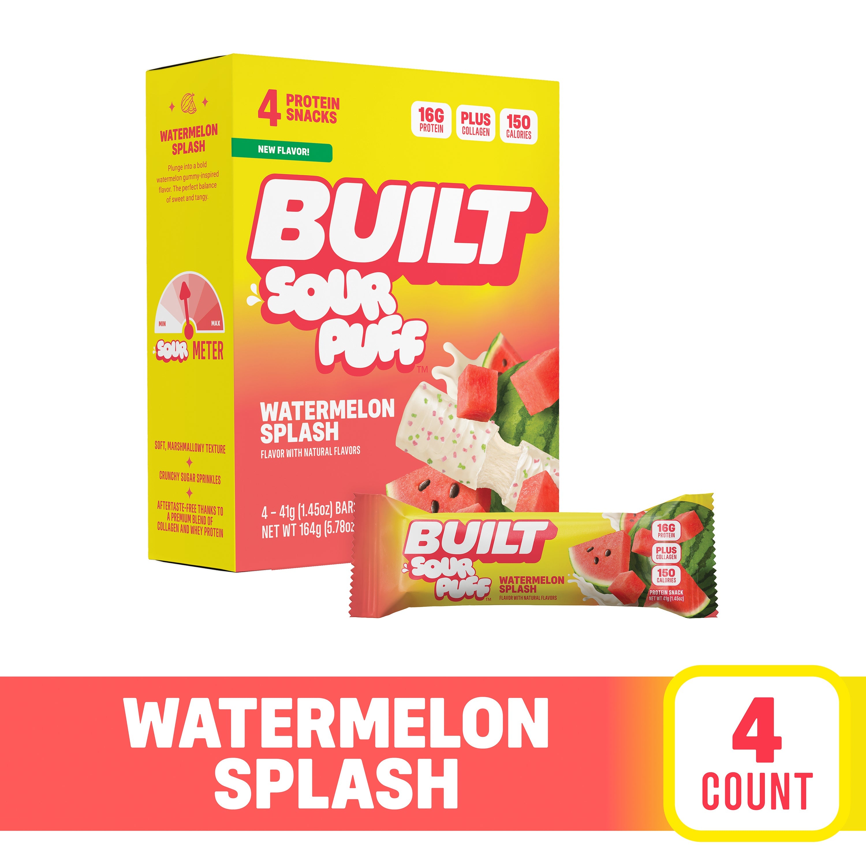 Watermelon Splash Sour Puff 4ct - Small Moment Around the Table