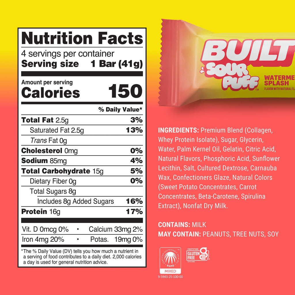 Watermelon Splash Sour Puff 4ct - Small Moment Around the Table